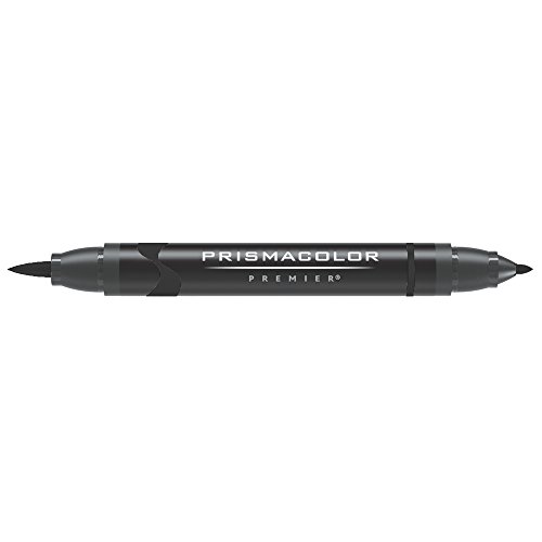 Prismacolor Premier Double-Ended Brush Tip Markers French Grey 90% 163