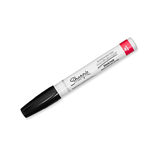 ''Sharpie Oil-Based PAINT Marker, Medium Point, Black, 1 Count - Great for Rock PAINTing''