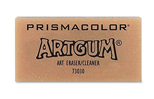 Prismacolor Artgum Eraser - Lead PENCIL Eraser - Non-toxic - 1 X 2 - 1each - Beige