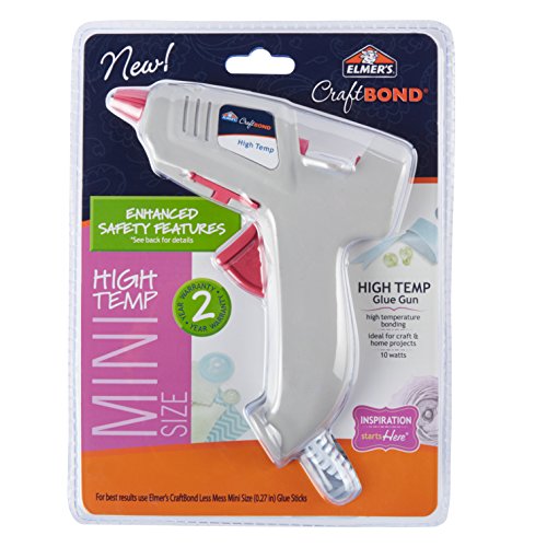 ''Elmer's CRAFT Bond High-Temp Mini Hot Glue Gun, 10W (E6048)''