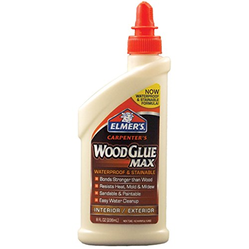''Elmer's PRODUCTS, Inc Elmer's E7300 Carpenter's Wood Glue Max, 8 Ounces, 8 oz, Tan''