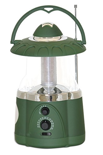 ''Multifunctional Radio Lantern and Emergency FLASHLIGHT, Battery Operated, 12 Bright Lantern LED's a