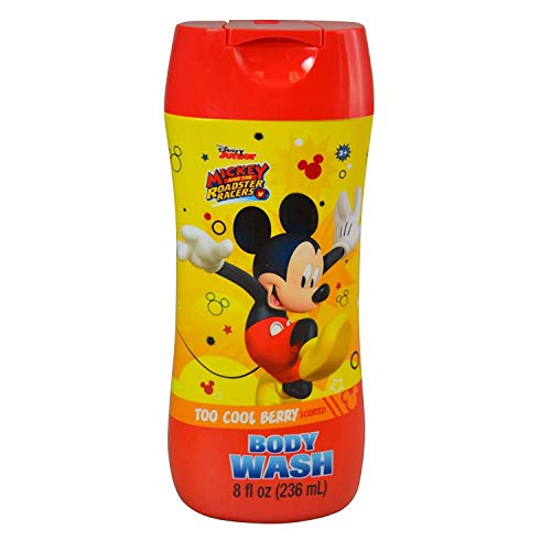 NEW Mickey Body Wash 8oz in Flip Top Bottle