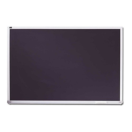 ''Quartet Chalkboard, 4' x 6' Chalk Board, Black Board, Aluminum FRAME (ECA406B)''
