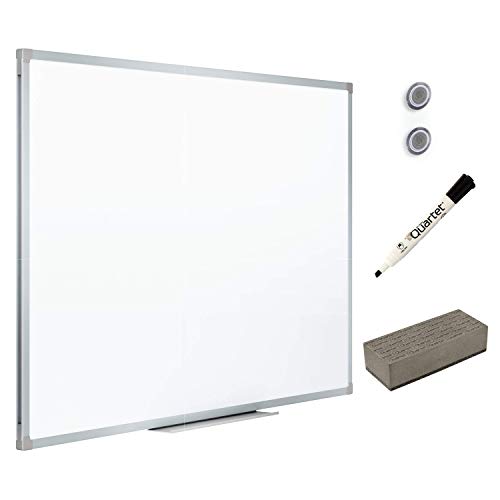 ''Mead Painted Steel Magnetic Whiteboard, 4' x 3' White Board, VALUE Pack, Includes Tray, 1 Dry Erase