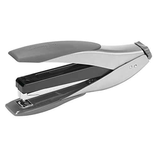 ''Swingline Stapler, SmartTouch Desktop Stapler, Reduced Effort, 25 SHEETS, Full Strip, Silver/Gray (
