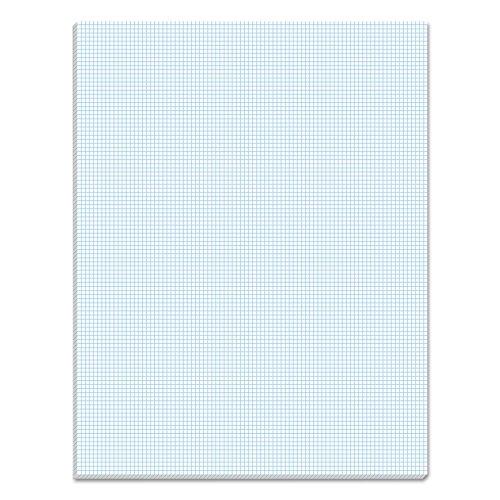 ''TOPS 33101 Quadrille Pads, 10 Squares/Inch, 8 1/2 x 11, White, 50 SHEETS''
