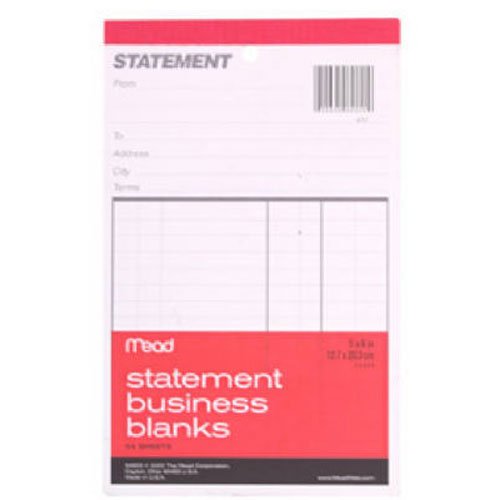 ''Mead Statement Business Blanks, 1 Notebook, 54 SHEETS (64900)''