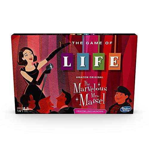 Hasbro Gaming The GAME of Life: The Marvelous Mrs. Maisel Edition Board GAME; Inspired by The Amazon