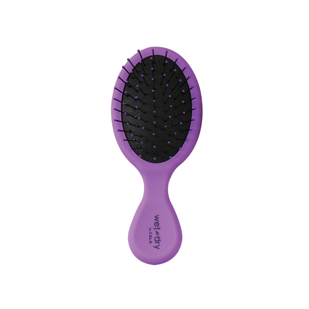 Cala Wet-n-dry mini dark purple HAIR brush