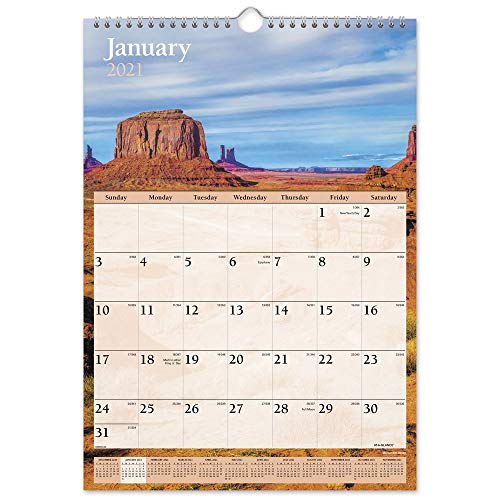 ''2022 Wall CALENDAR by AT-A-GLANCE, 12'''' x 17'''', Medium, Monthly, Scenic (DMW2002821)''