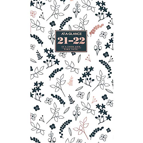 ''2022-2022 Pocket CALENDAR by AT-A-GLANCE, 2 Year Monthly Planner, 3-1/2'''' x 6'''', Pocket Size, BADGE