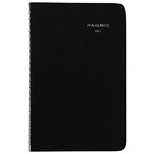 ''2022 Weekly Appointment Book & Planner by AT-A-GLANCE, 5-1/2'''' x 8-1/2'''', Small, Tabbed TELEPHONE/A
