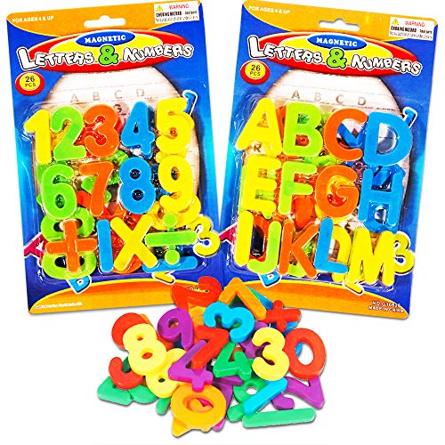 ''Good Old Values (2 Pack) Magnetic Learning Letters and Numbers, Total 52 Piece Set''
