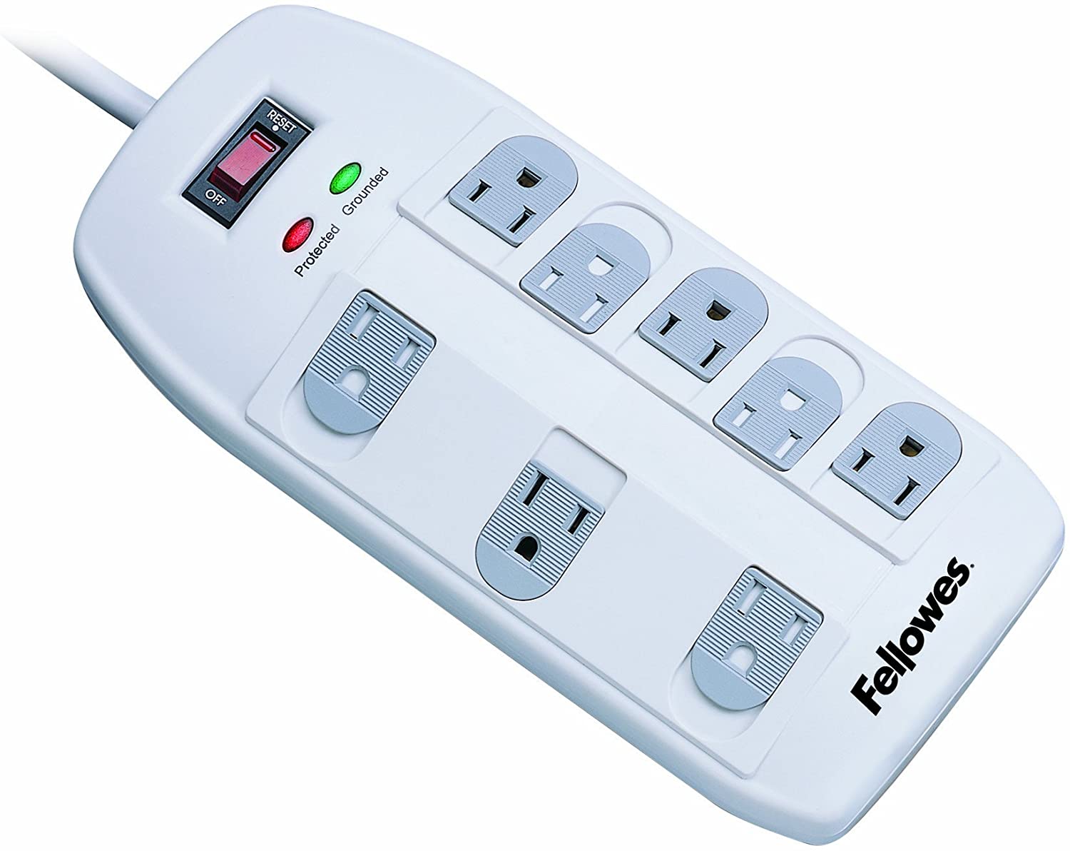 ''Fellowes 8-Outlet Superior Surge Protector, 6 Foot Cord, 2,160 Joules (99015)''