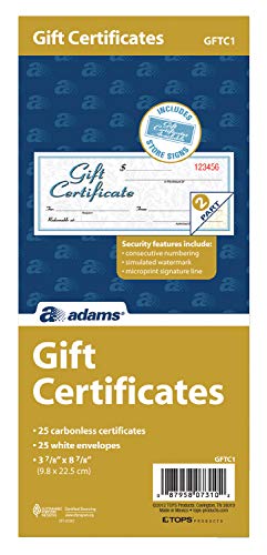 Adams Gift Certificate Book Carbonless Wholesale Palletfly Adams Gift Certificate Book Carbonless Wholesale Palletfly