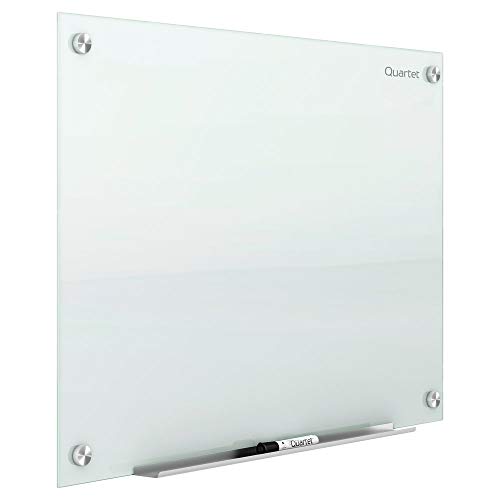 ''Quartet GLASS Whiteboard, Magnetic Dry Erase White Board, 6' x 4', White Surface, Infinity (G7248W)