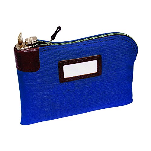 ''MMF Industries Seven-pin Security/Night Deposit BAG with 2 keys, 11 x 8-1/2 Inches, Royal Blue (233