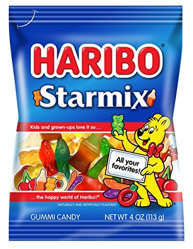 ''Haribo Gummi CANDY, Starmix 4 oz. Bag (Pack of 12)''