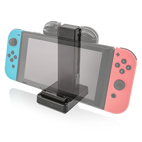 Nyko Charge Base - Charging Dock/Play and Charge Stand for Two Joy-Con Controllers and Switch Consol