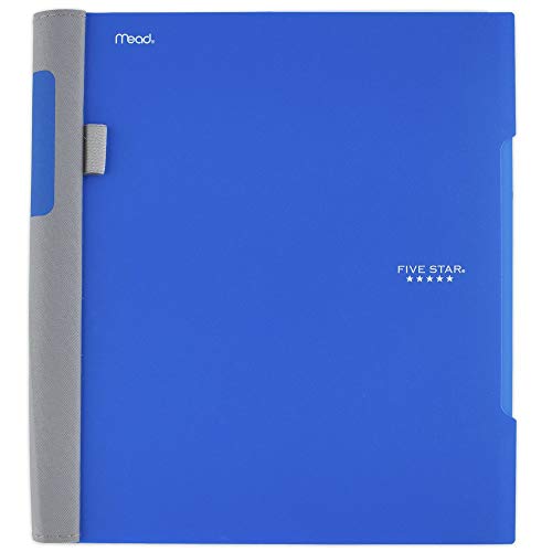 ''Five Star Advance Spiral NOTEBOOK, 1 Subject, College Ruled Paper, 100 Sheets, 11'''' x 8-1/2'''', Blue