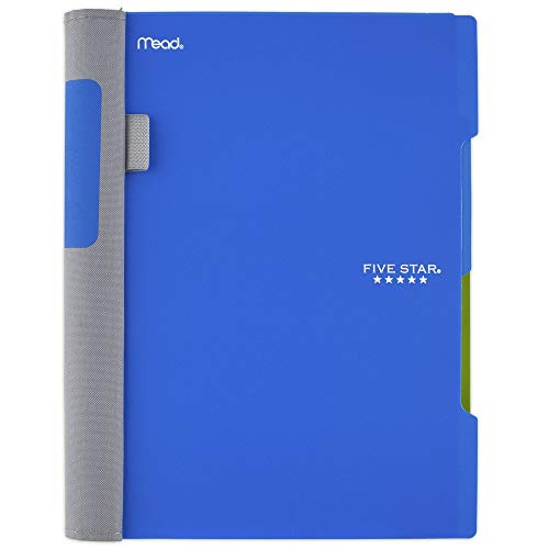 ''Five Star Advance Spiral NOTEBOOK, 2 Subject, College Ruled Paper, 100 Sheets, 9-1/2'''' x 6'''', Blue 