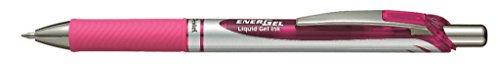 PENtel BL77 EnerGel 0.7mm Retractable Liquid Gel Roller PEN - Pink Ink (BL77-P)