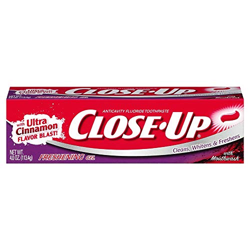 ''Close-Up Fluoride TOOTHPASTE, Freshening Red Gel 4 oz (Pack of 4)''