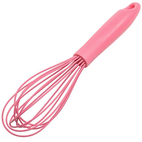 ''Chef CRAFT Premium Silicone Wire Cooking Whisk, 10.5 inch, Pink''
