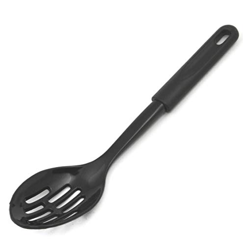 ''Chef CRAFT Basic Nylon Slotted Spoon, 11.5 inch, Black''