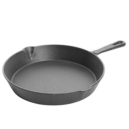 ''Gibson Home Addlestone Pre-Seasoned CAST IRON Skillet Set, 10-Inch, Black''