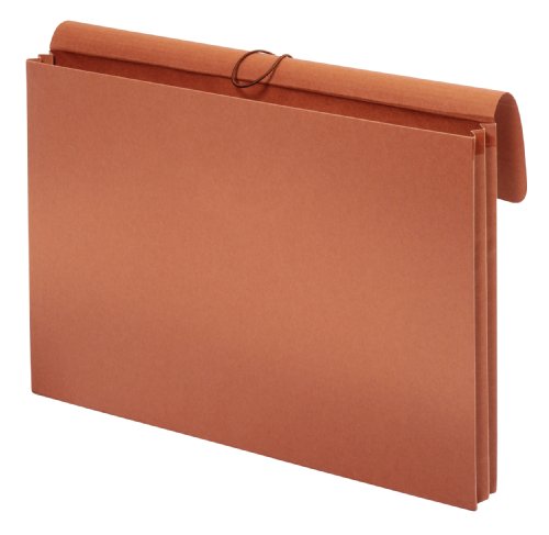 ''Globe-Weis/Pendaflex Tabloid WALLET File, 12 x 18 Inches, 3.5-Inch Expansion, Elastic Closure, Brow