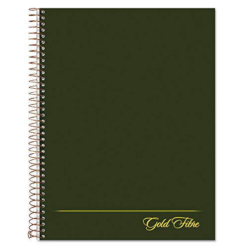 ''AMPAD GOLD Fiber Project Planner, 9.5 x 7.25'''', Green Cover, White, 84 sheets (20-816)''