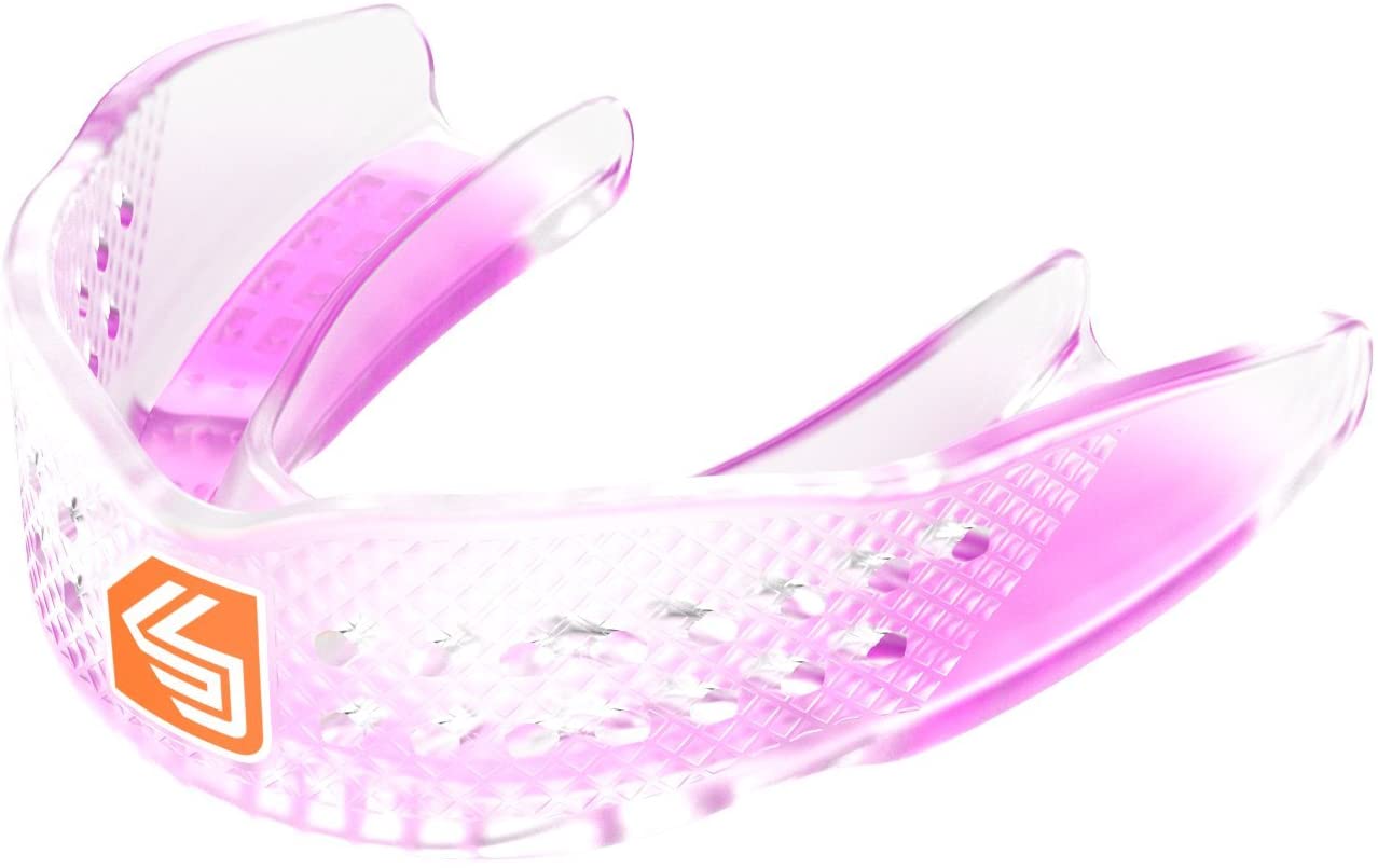 ''Shock Doctor Superfit BASKETBALL Womens Strapless Mouth Guard, Adult, Clear''