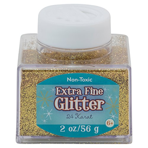''Sulyn Extra Fine 24 Karat GOLD Glitter Stacker Jar, 2 Ounces, Non-Toxic, Stackable and Reusable Jar