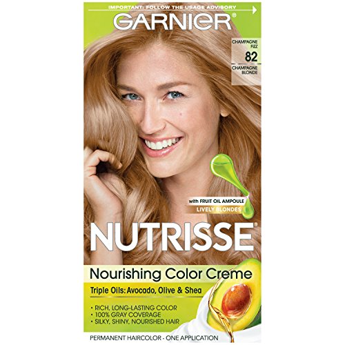 ''Garnier Nutrisse Nourishing HAIR Color Creme, 82 Champagne Blonde (Champagne Fizz) (Packaging May V
