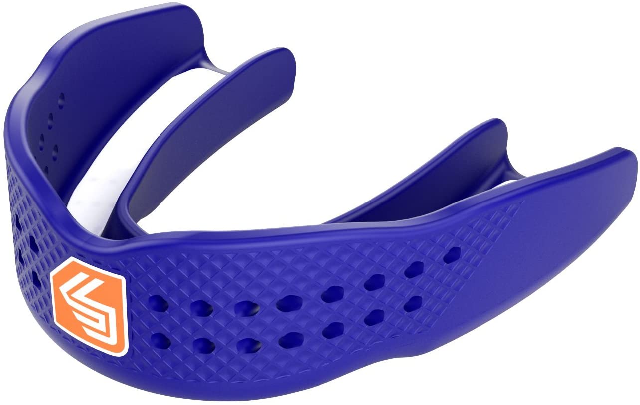 ''Shock Doctor SuperFit BASKETBALL Womens Strapless Mouth Guard, Adult, Royal''