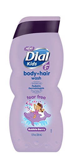 ''Dial Kids Body + HAIR Wash, Bubble Berry, 12 Ounce''