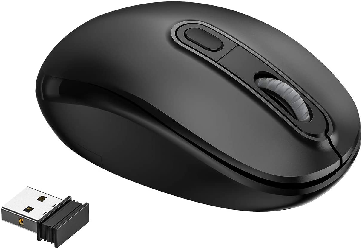 ''AHGUEP Wireless Mouse, 2.4G Silent Cordless Mouse 3 Adjustable DPI Portable COMPUTER Mobile Optical
