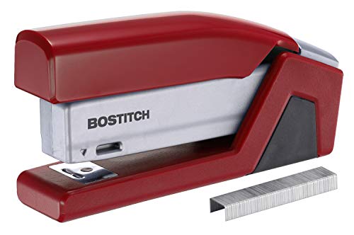 BOSTITCH Injoy Spring-Powered Compact STAPLER - Red (1511)