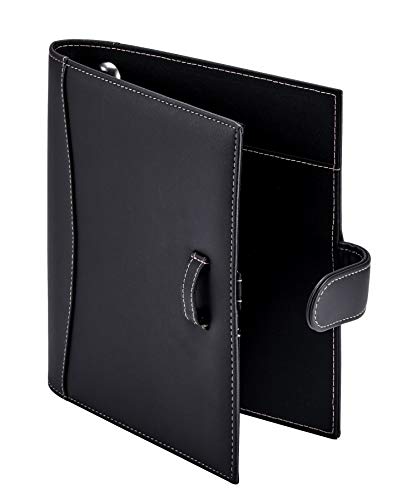 ''It's Academic Mini Executive Leather Portfolio Folder, 1'''' RING Binder and 250-Sheet Capacity, Note