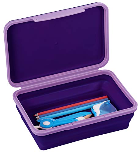 ''It's Academic Flexi Storage Box, Folding, Collapsible and Adjustable for PENCILs, Supplies, and Mor