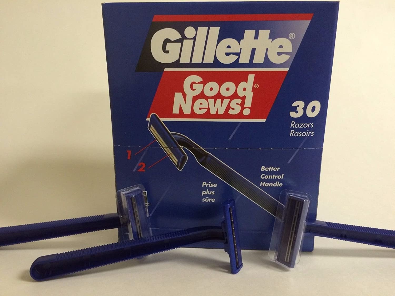 Gillette 30 Disposable RAZORs with 2 Blade / 30 Rastrillos Afeitar