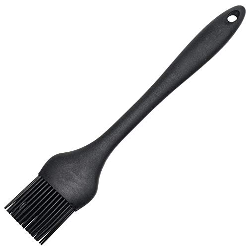 ''Chef CRAFT Premium Silicone Basting Brush, 10.25 inch, Black''