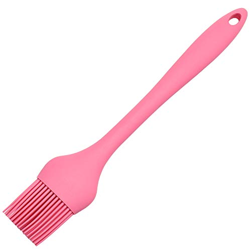 ''Chef CRAFT Premium Silicone Basting Brush, 10.25 inch, Pink''