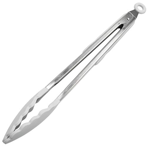 Product Image - Chef Craft Premium Silicone Cooking Tongs, 12 inch, Gray