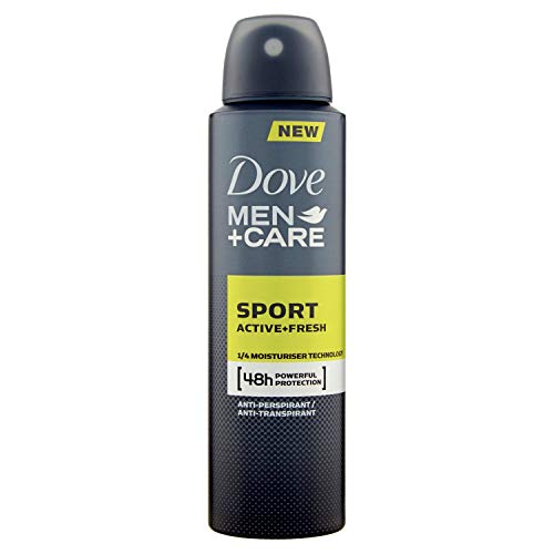 Dove Men CARE Anti-Perpirant Deodorant Spray Sport Active Fresh 150Ml - Pack of 6 by Dove