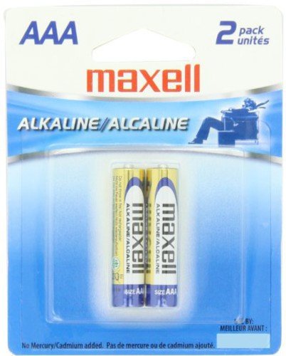 Maxell 723807 Ready-to-go Long Lasting and Reliable AAA Alkaline BATTERY AAA Cell 2 Pack with High C