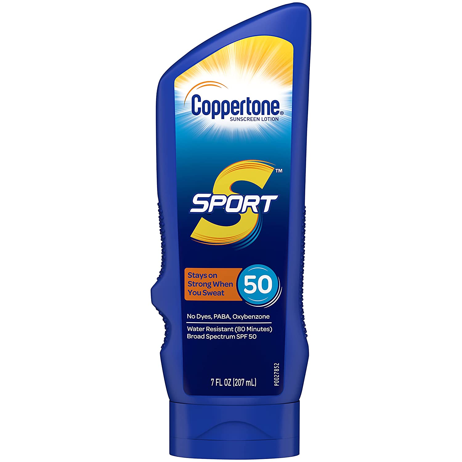 Coppertone SPORT SUNSCREEN Lotion Broad Spectrum SPF 50 (7 Fluid Ounce) (Packaging may vary)