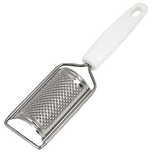 ''Chef CRAFT Select Stainless Steel Curved Fine Grater/Zester, 9.5 Inch, White''